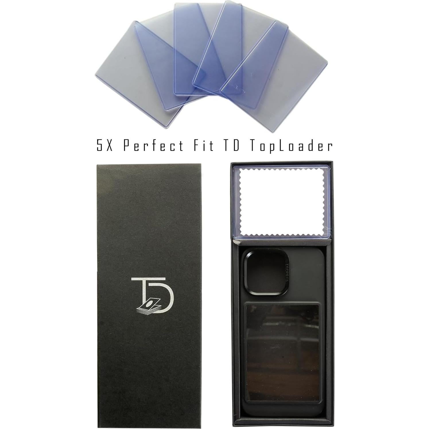 Funda TopDeck para iPhone 14 Negra con Soporte para Cartas