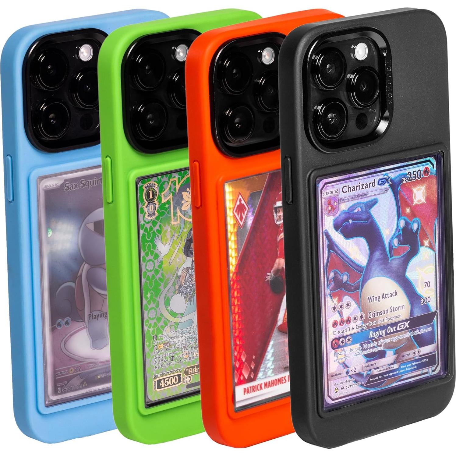 Funda TopDeck para iPhone 14 Negra con Soporte para Cartas
