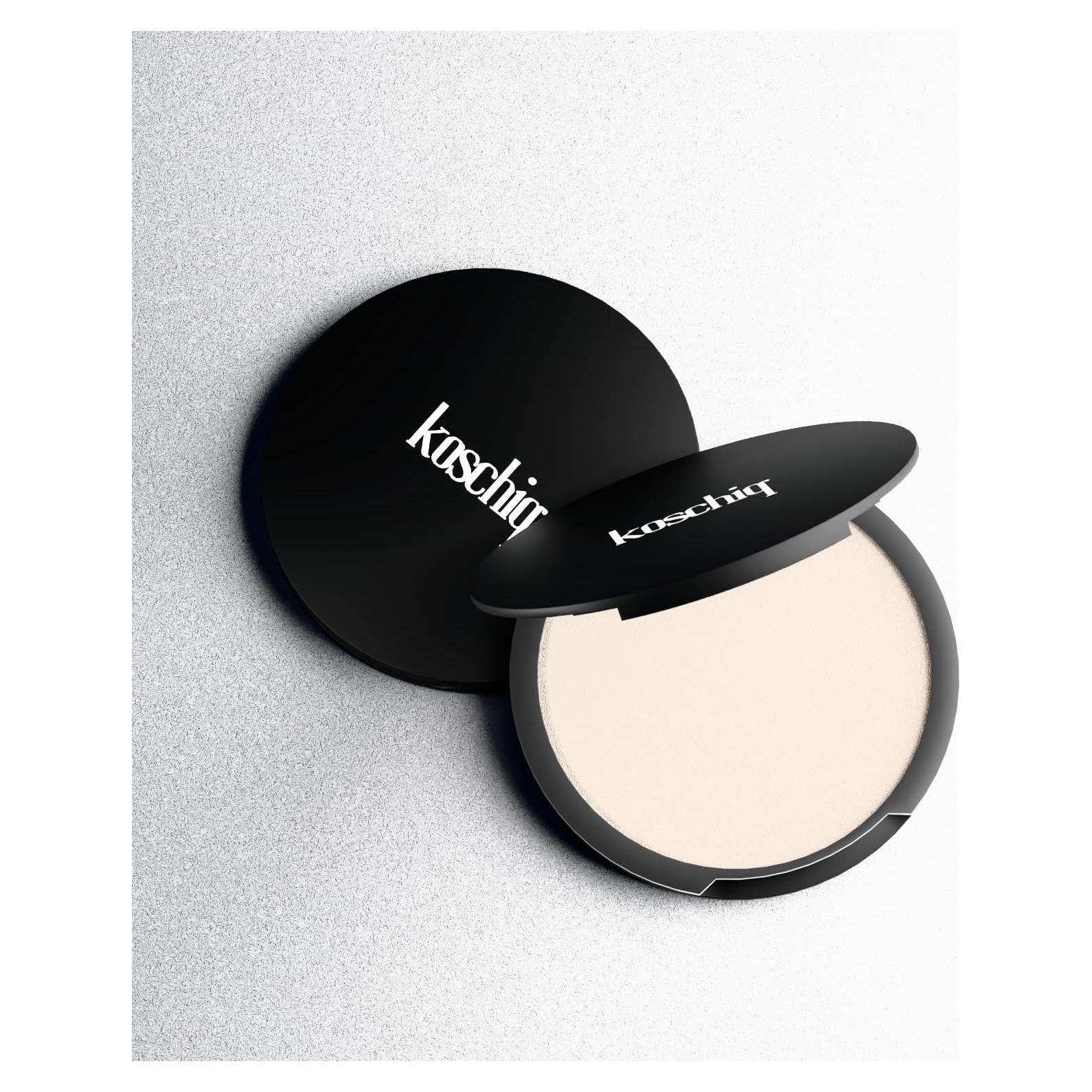 Polvo Mate Compacto Koschiq K-20 - 2-en-1 Control Aceite 24hrs