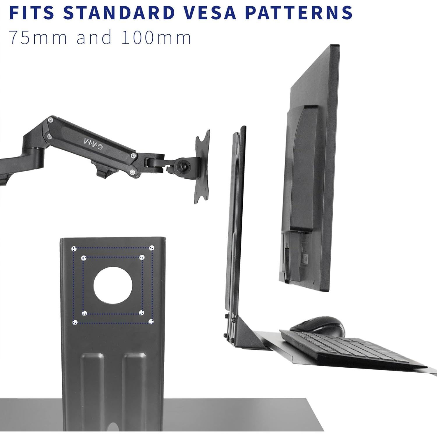 Bandeja para Teclado VIVO MOUNT-KB03 Soporte VESA 64.8x21.1cm