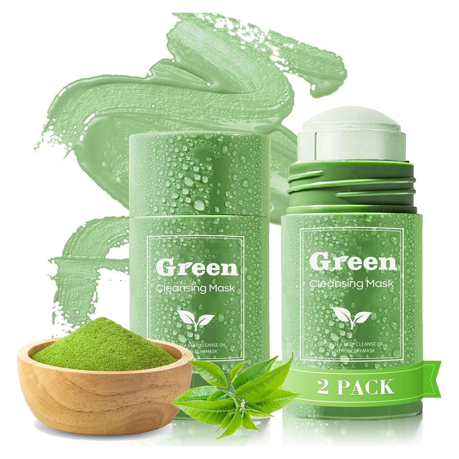 Mascarilla Facial Purificante Té Verde PAINISTIC 2 PCS