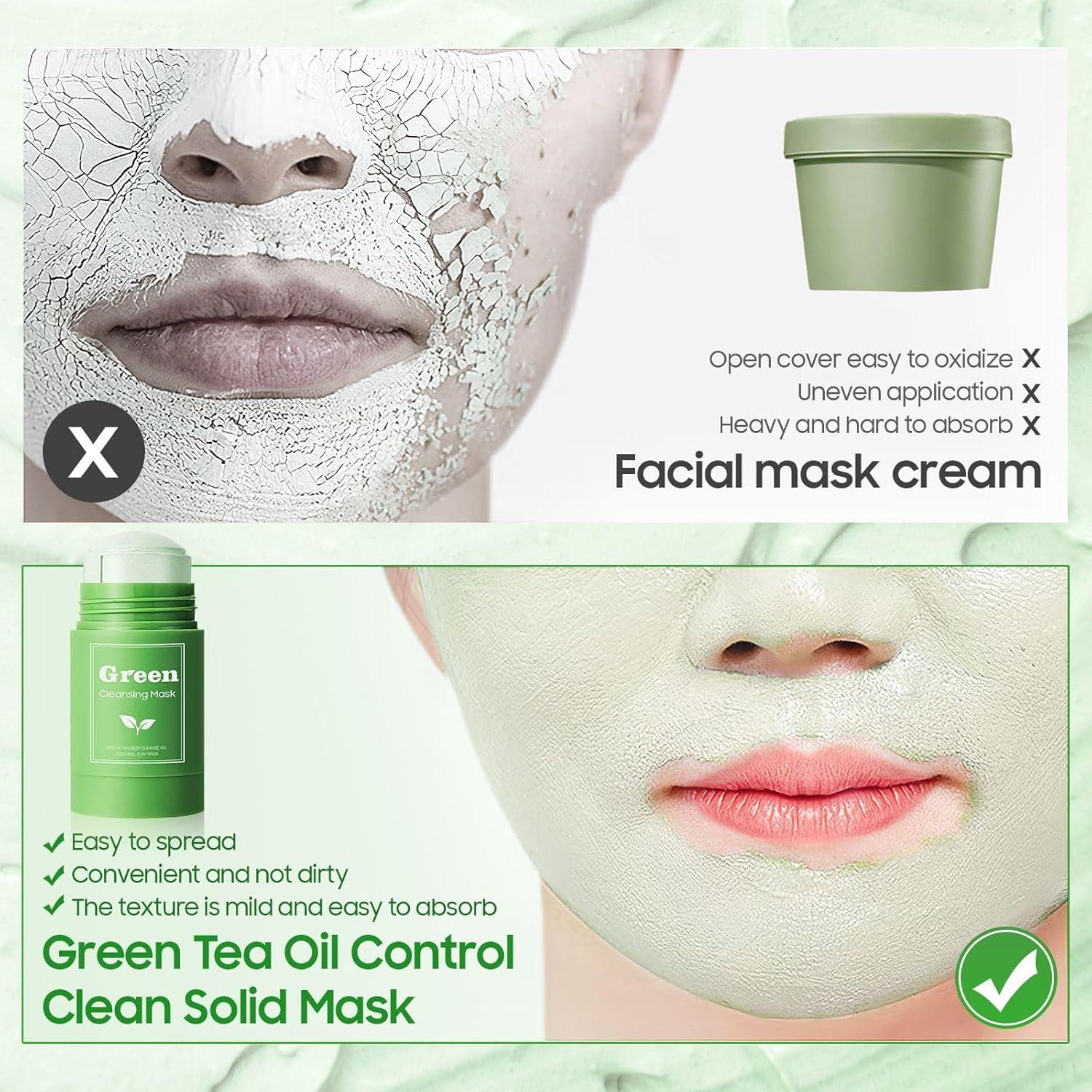 Mascarilla Facial Purificante Té Verde PAINISTIC 2 PCS