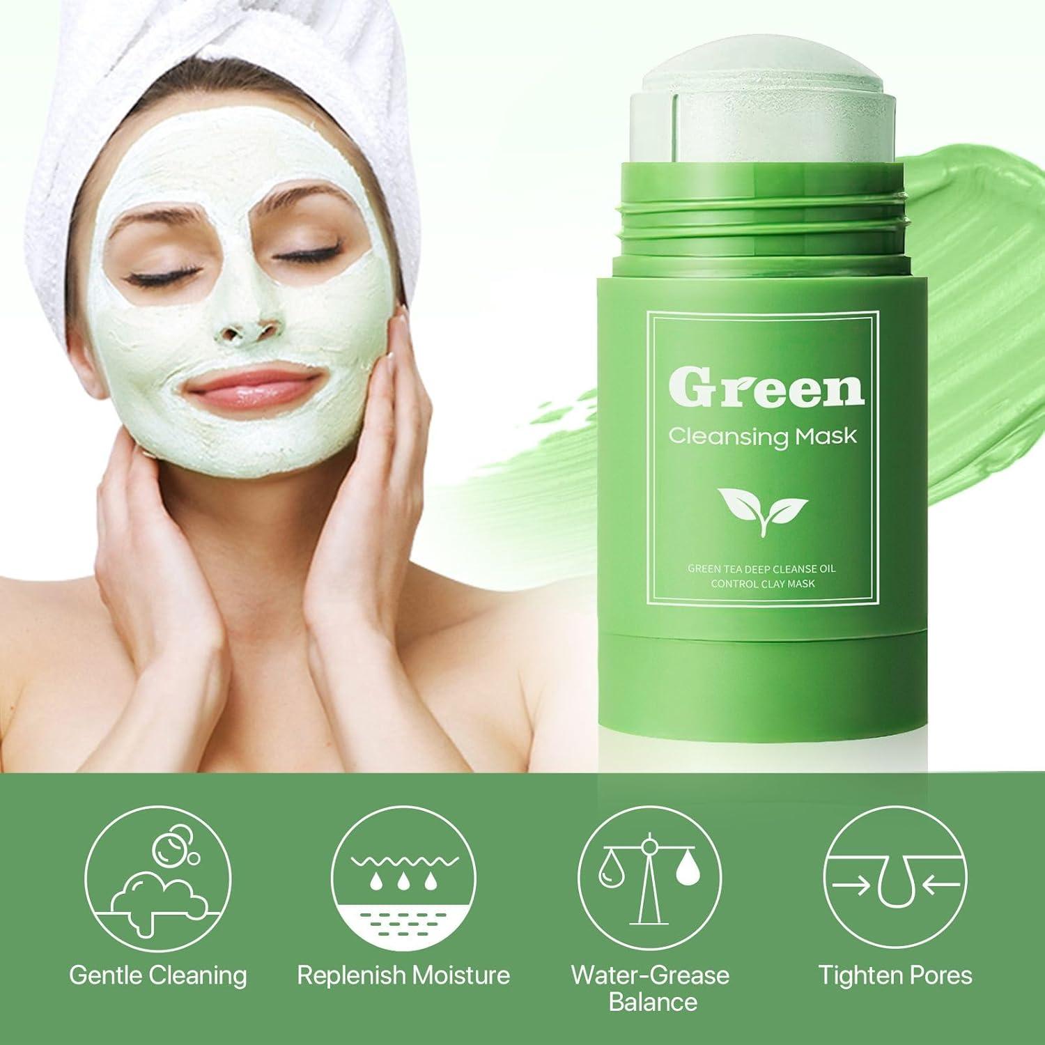 Mascarilla Facial Purificante Té Verde PAINISTIC 2 PCS