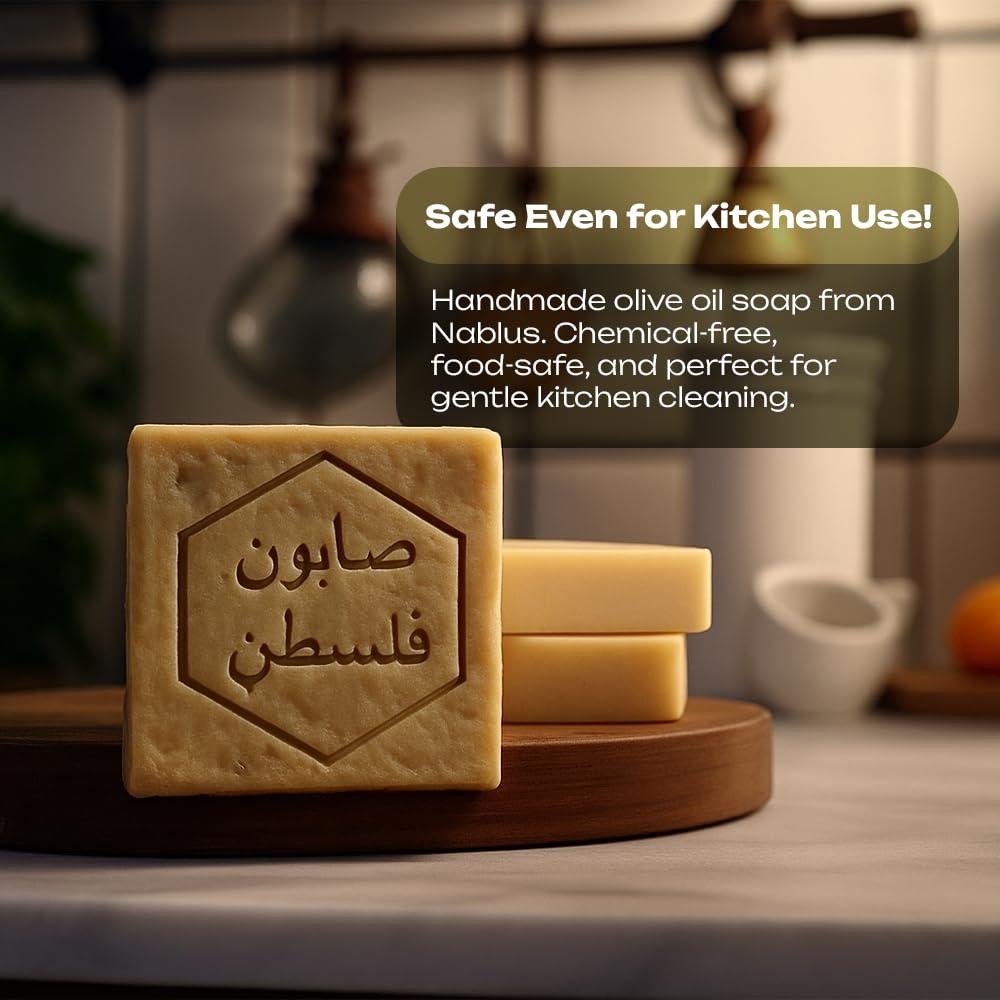 Jabón Natural de Aceite de Oliva Virgen Palestino - 170g