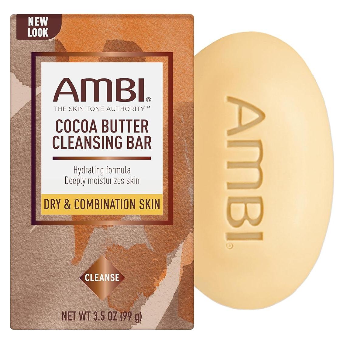 Ambi Cocoa Butter Cleansing Bar, 3.5 Ounce