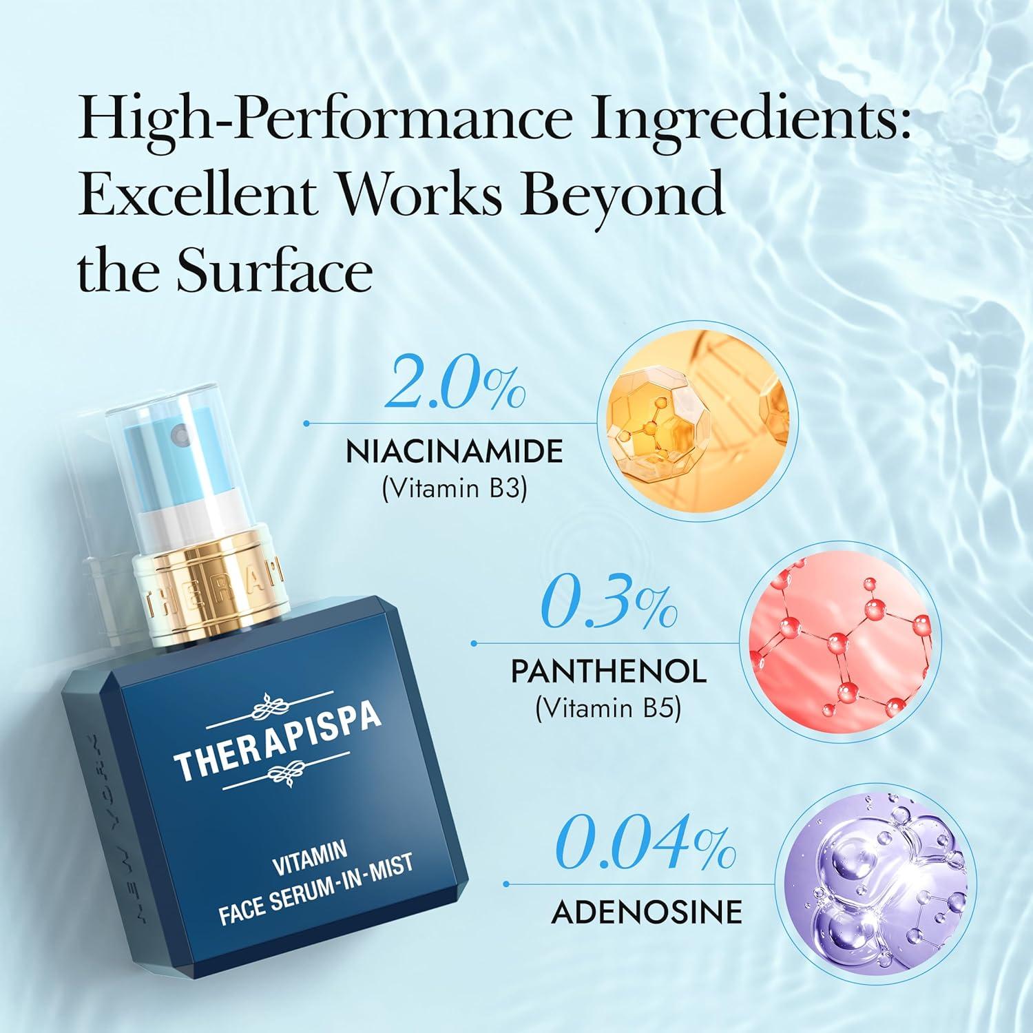 Suero Facial en Niebla THERAPISPA Oro 59.15 ml Hidratante