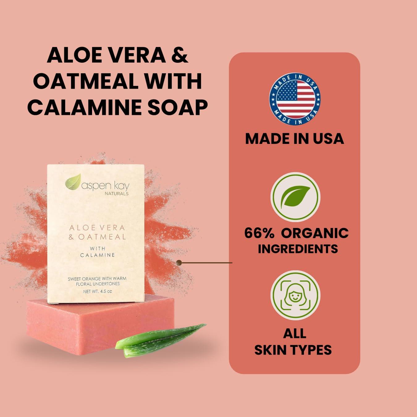 Jabón de Avena y Aloe Vera Aspen Kay Naturals 127 g