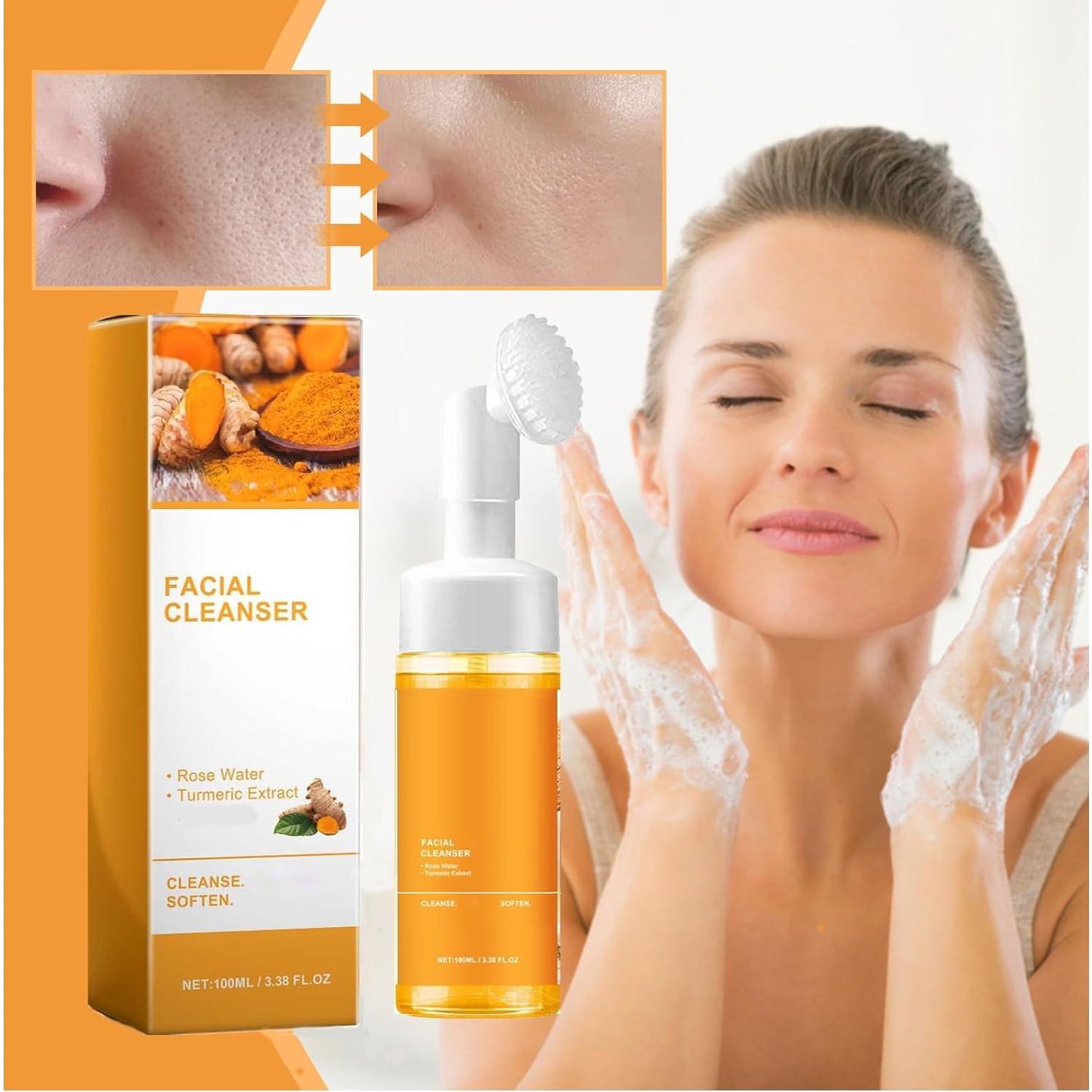 Limpiador Facial Espumoso de Cúrcuma GHTPJ - 100g