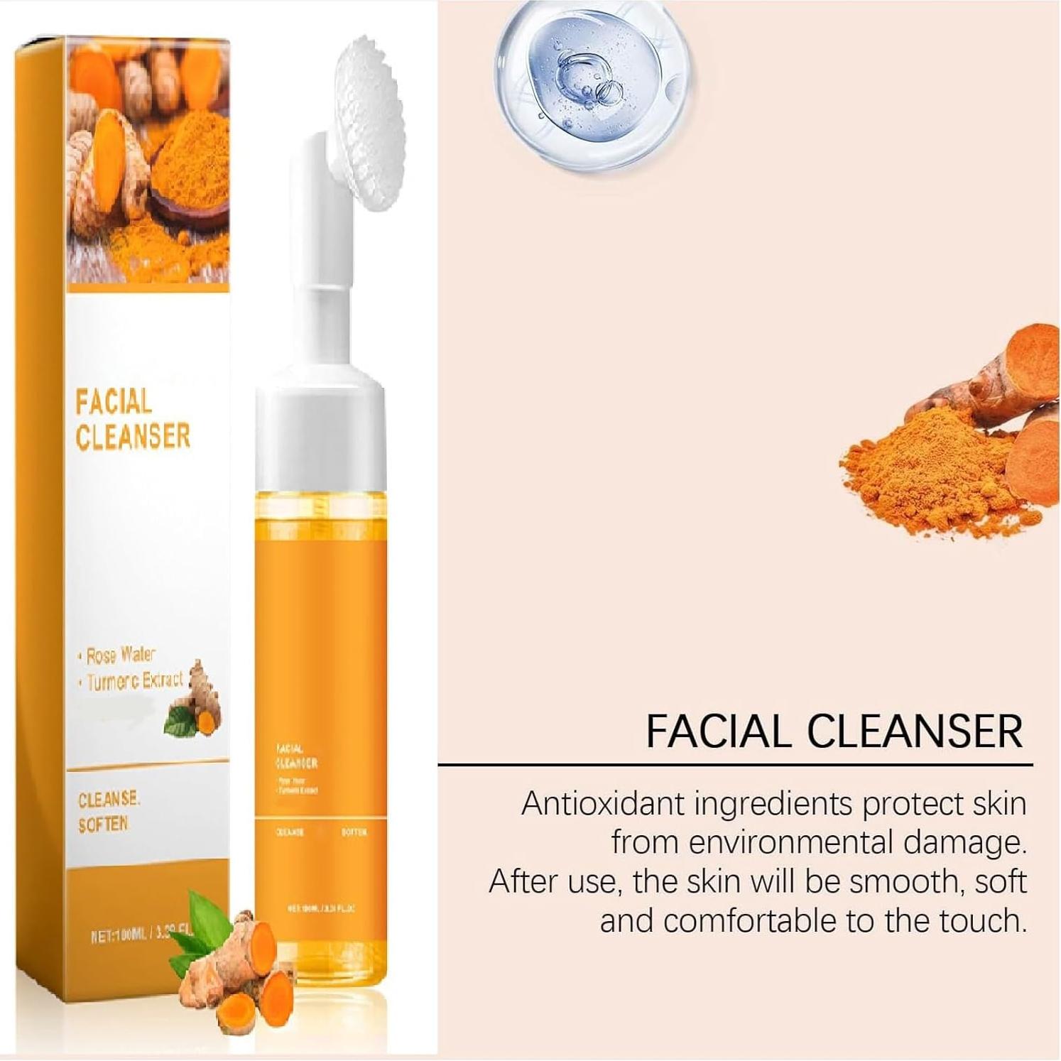 Limpiador Facial Espumoso de Cúrcuma GHTPJ - 100g