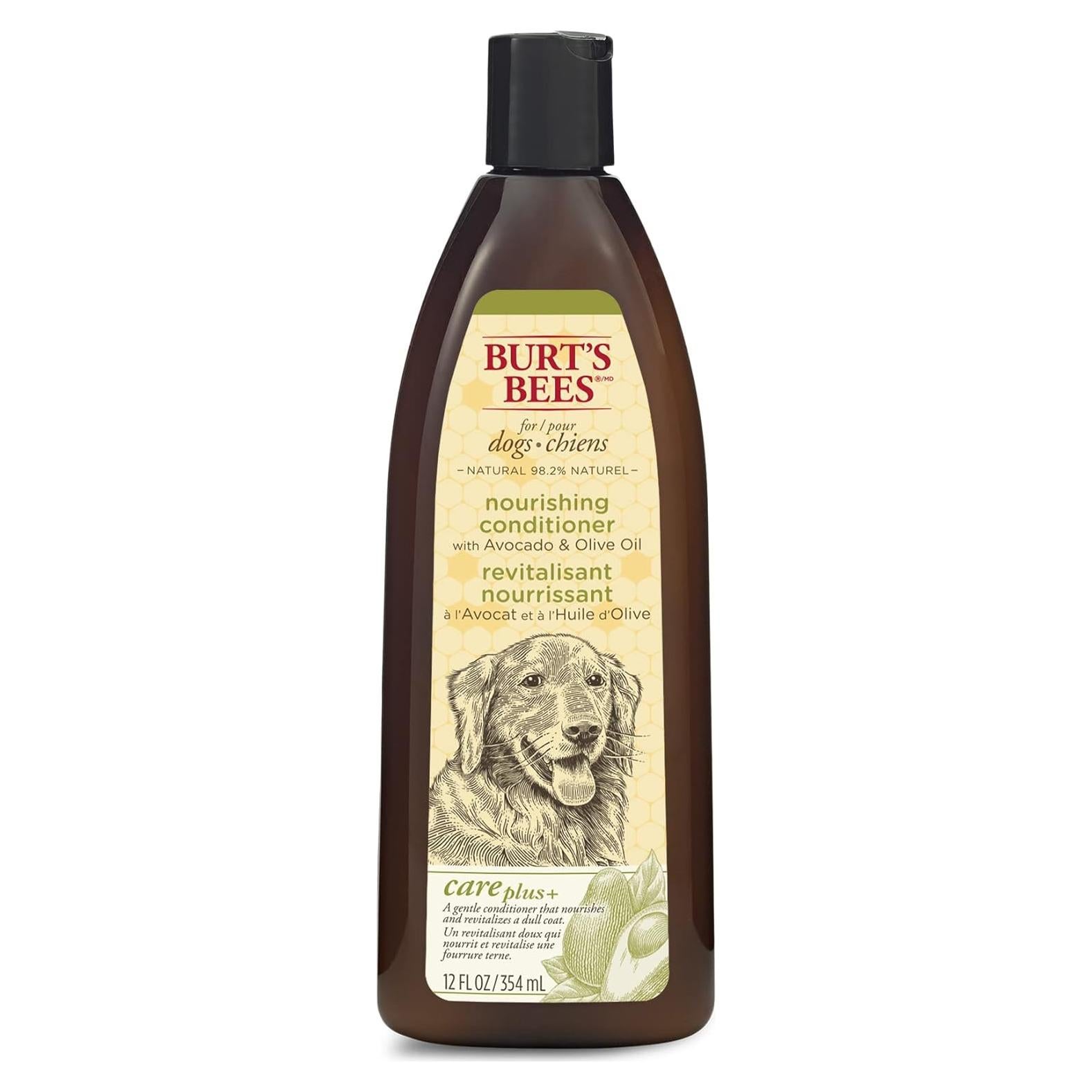 Acondicionador Nutritivo Burt's Bees para Mascotas 340 ml - Aceite de Aguacate y Oliva