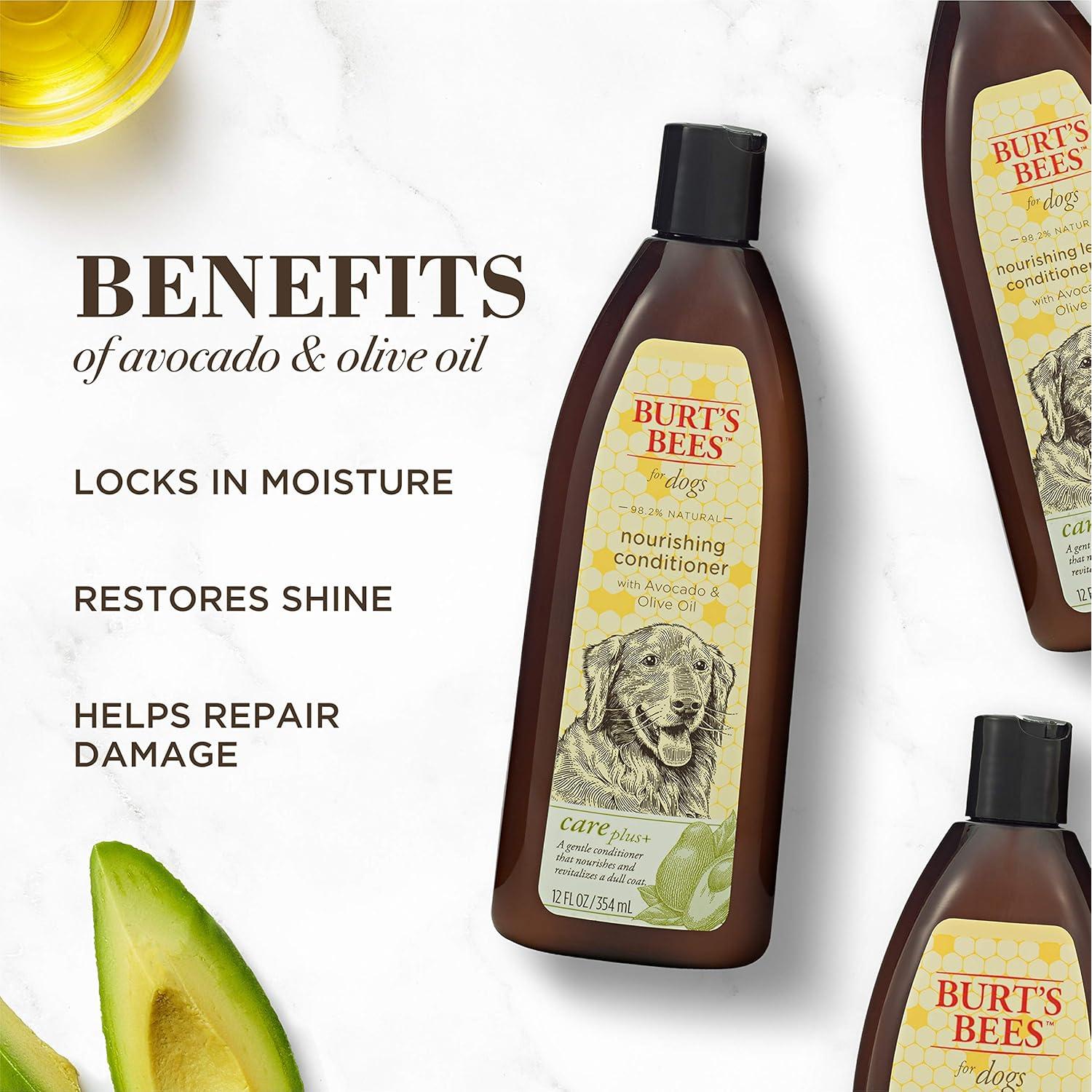 Acondicionador Nutritivo Burt's Bees para Mascotas 340 ml - Aceite de Aguacate y Oliva