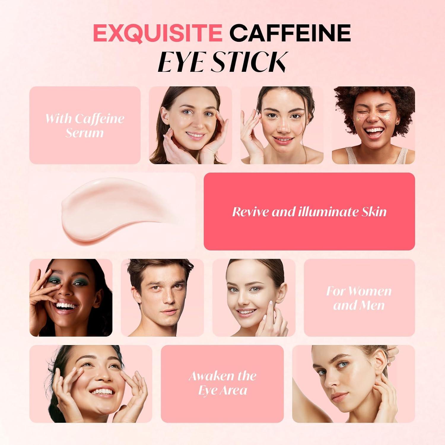 CITYGOO Barra de Crema para Ojos con Cafeína 2.83g - Antienvejecimiento