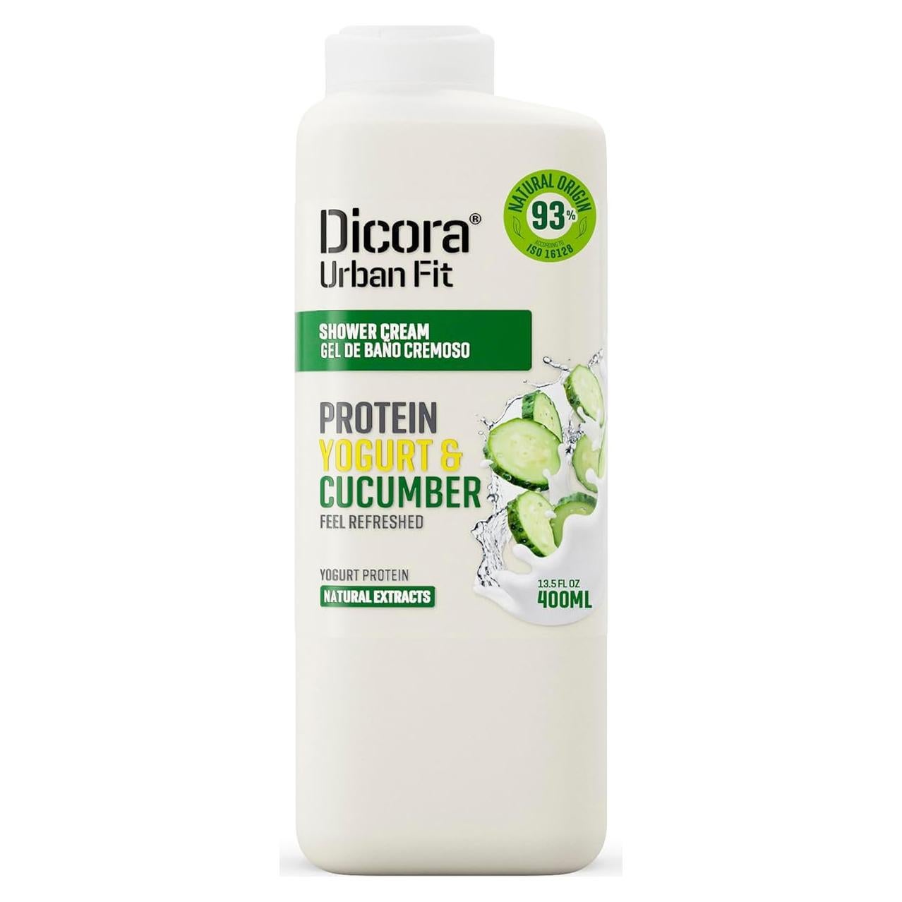 Crema de Ducha Dicora Urban Fit - Yogur y Pepino 450 g