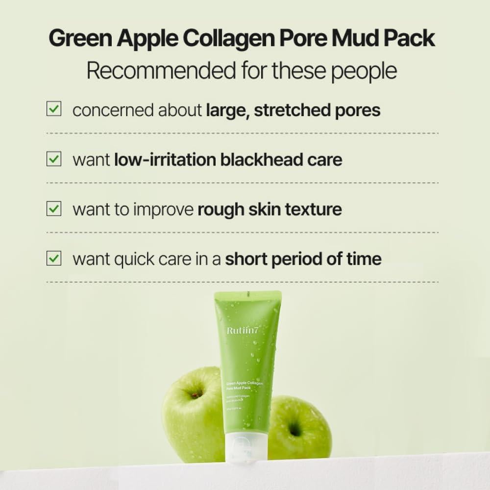 Mascarilla Facial de Barro Colágeno Manzana Verde 100g Ciel