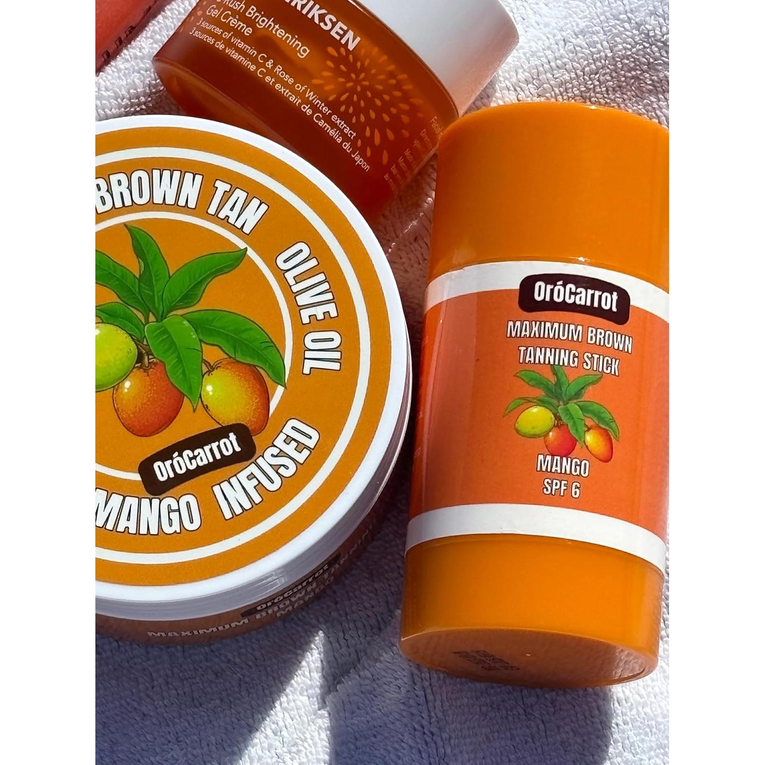 Gel Bronceador Natural OróCarrot Mango - Hidratante y Nutritivo