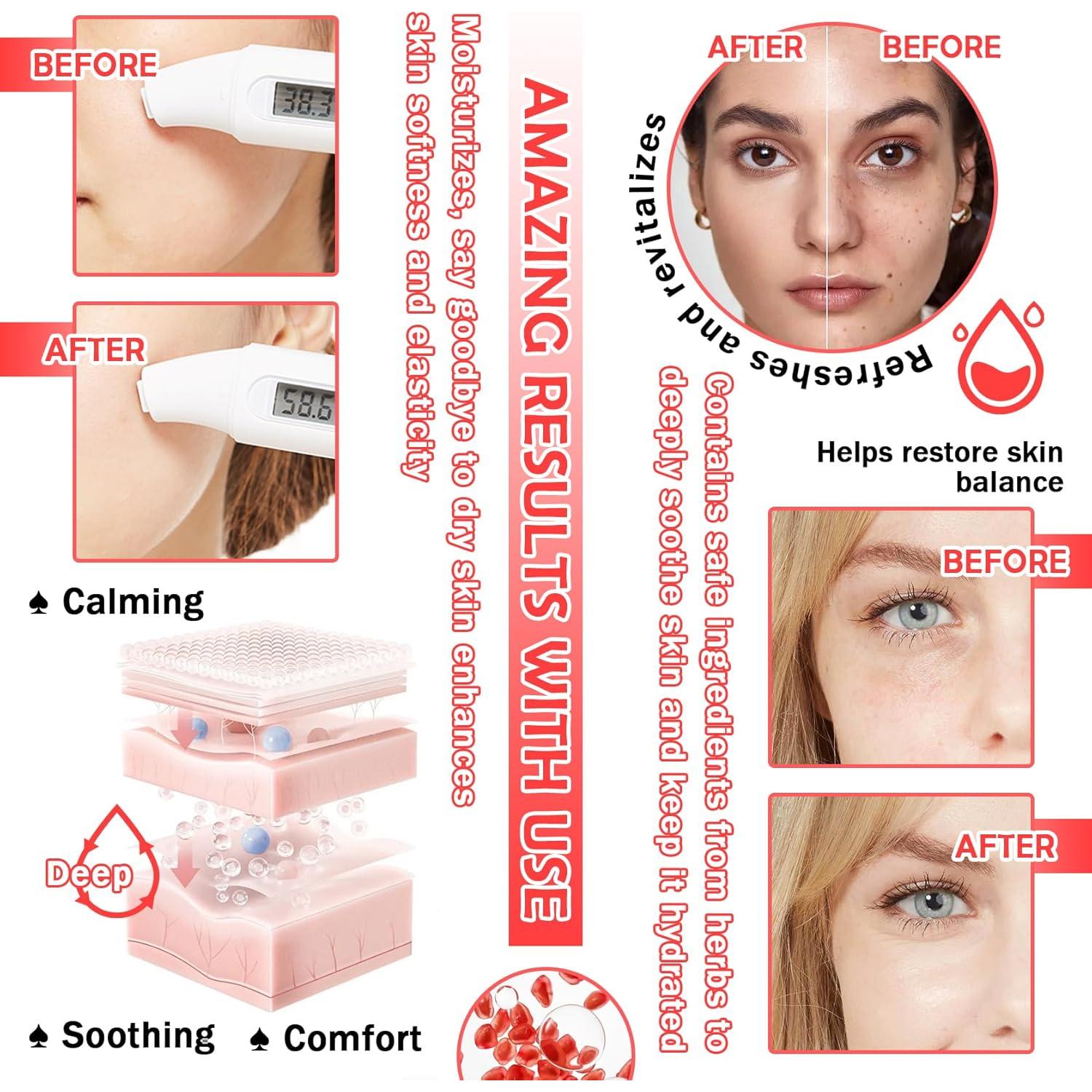 Set 8 Mascarillas Faciales Hidratantes DWDiWen - Todos Tipos de Piel