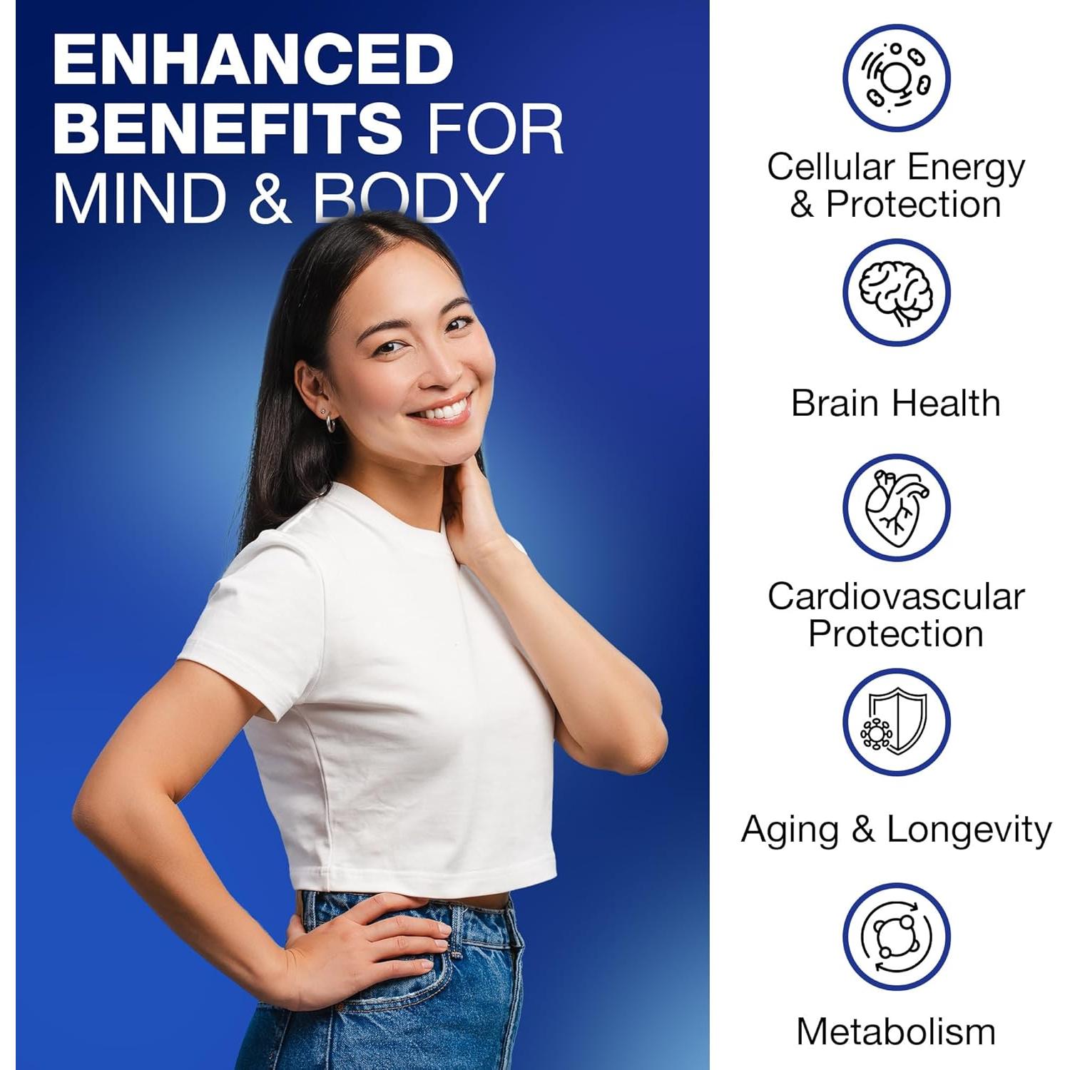 Suplemento de NAD+ y Resveratrol Nutrivein 600 mg - 60 Cápsulas