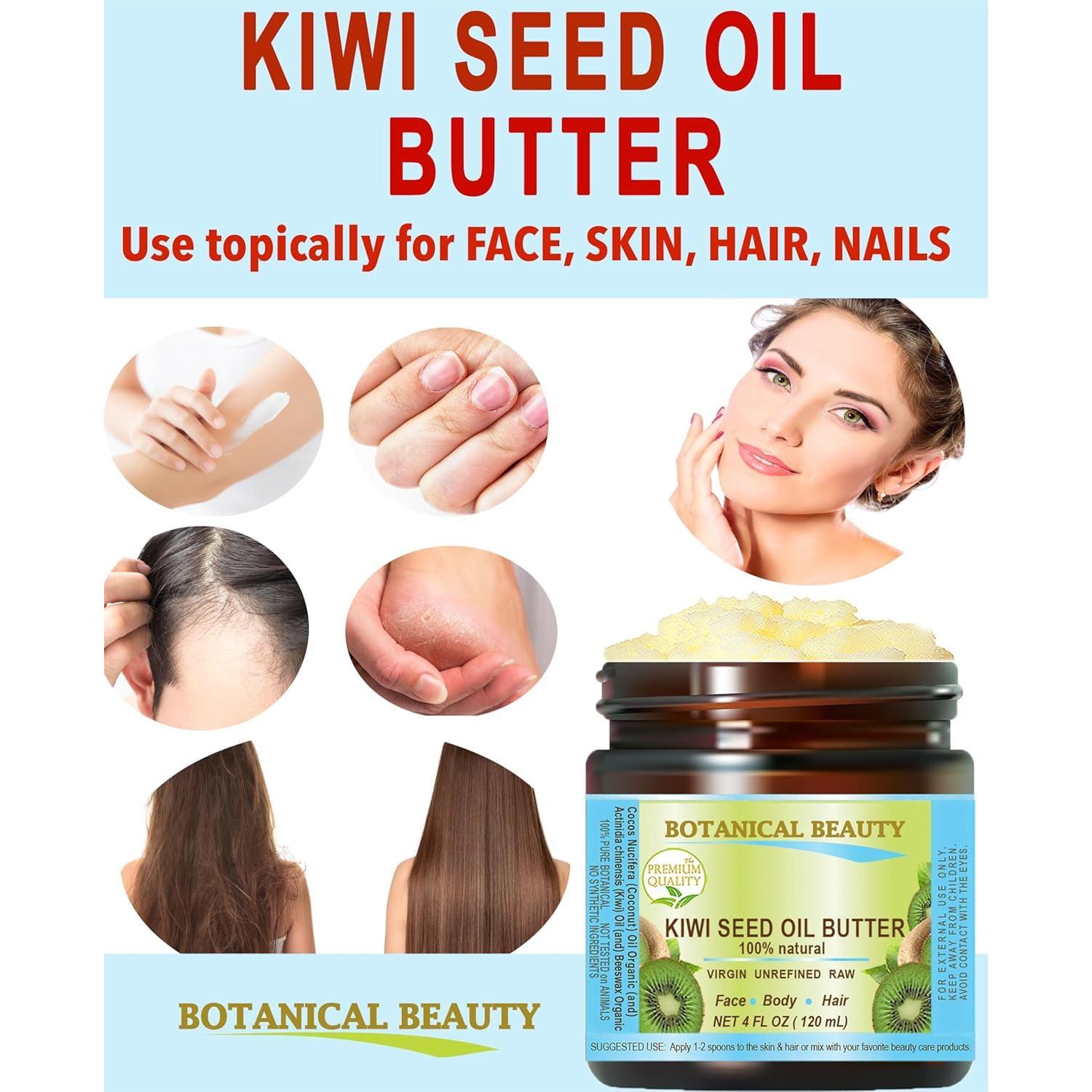 Mantequilla de Semilla de Kiwi 118 ml Belleza Botánica Cruda