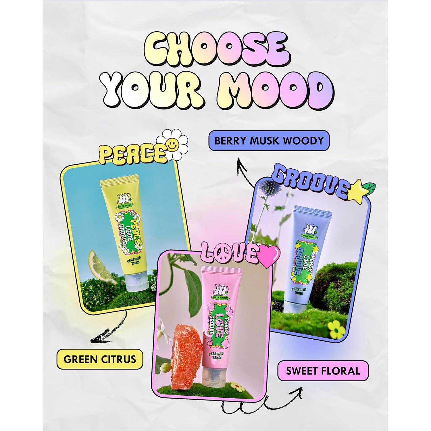 Crema de Manos Hidratante Chasin' Rabbits Amor Floral 49.9 ml