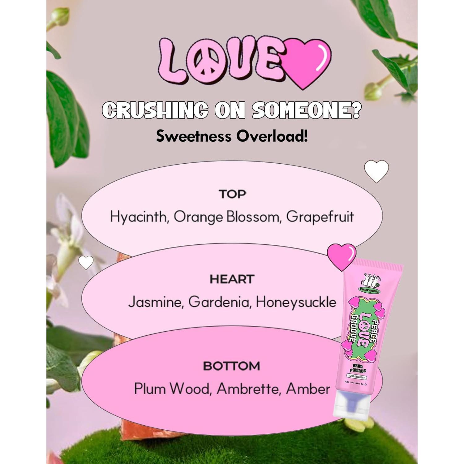 Crema de Manos Hidratante Chasin' Rabbits Amor Floral 49.9 ml