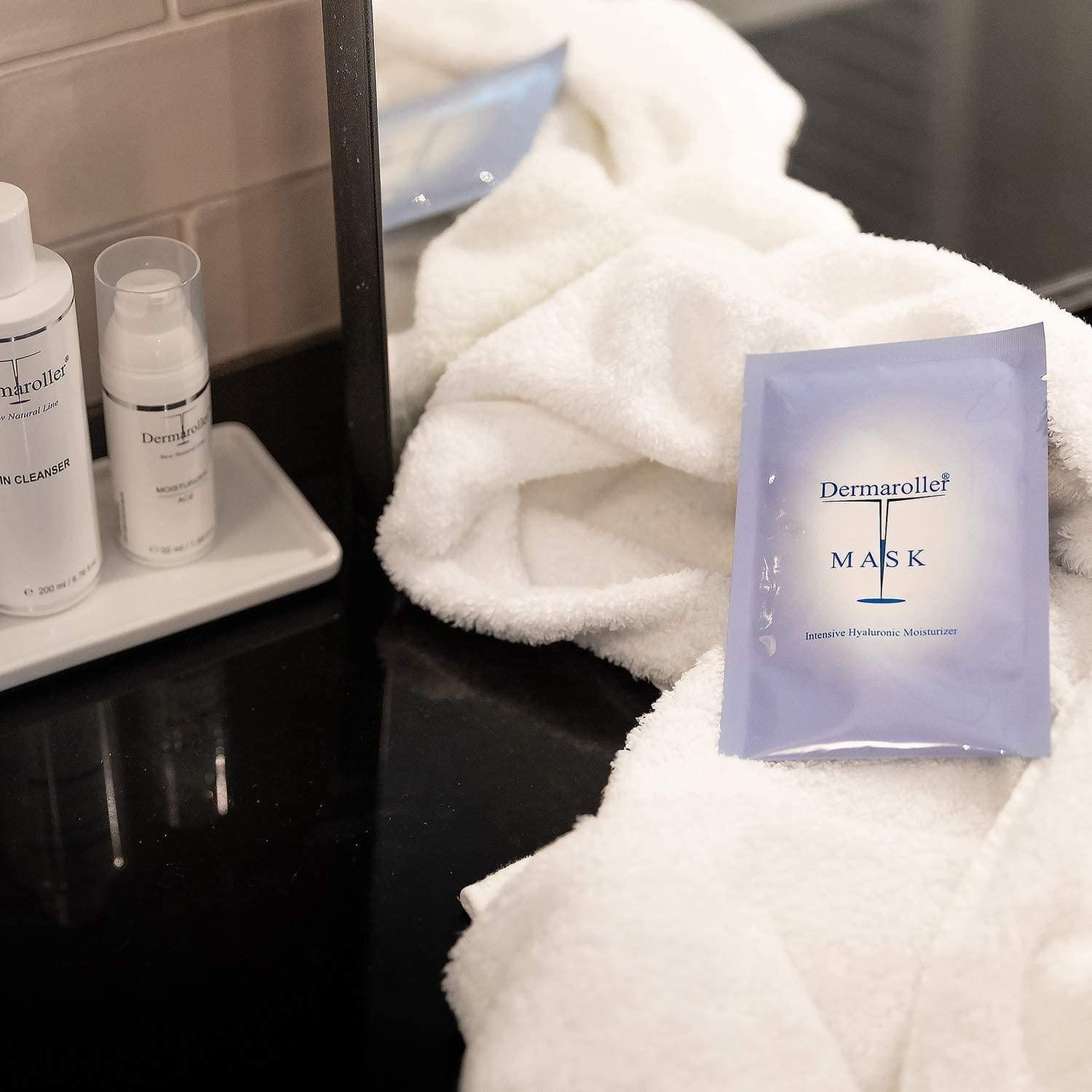 Mascarilla Facial Hidratante Dermaroller 1 Cuenta Ácido Hialurónico