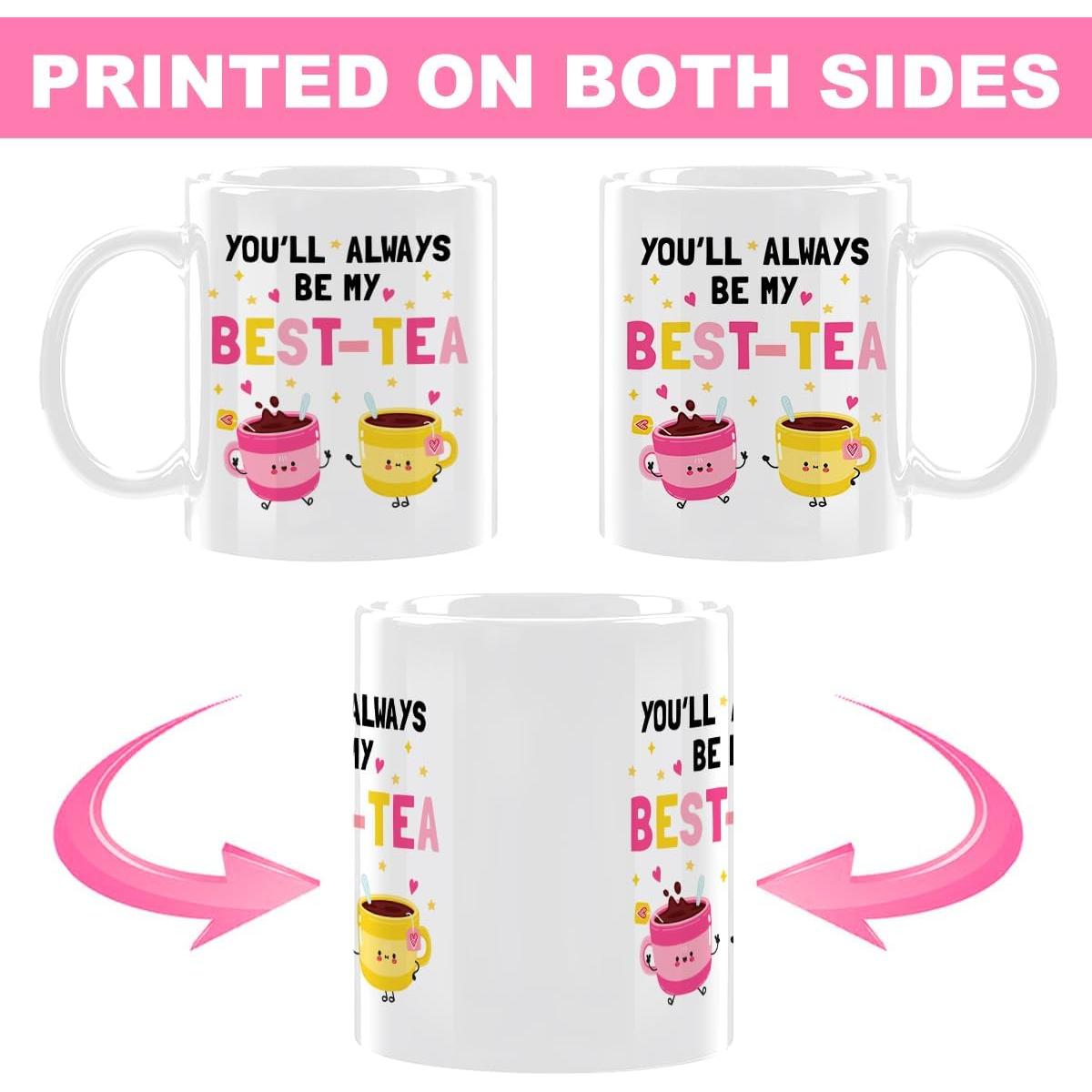 Taza de café cerámica 11oz CFGBFDGH blanca apta microondas