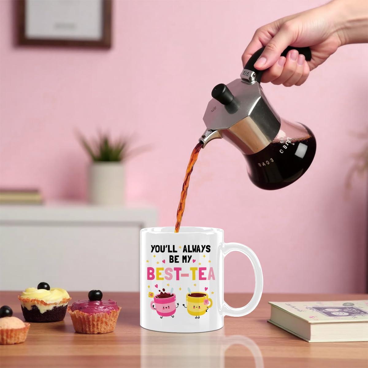 Taza de café cerámica 11oz CFGBFDGH blanca apta microondas