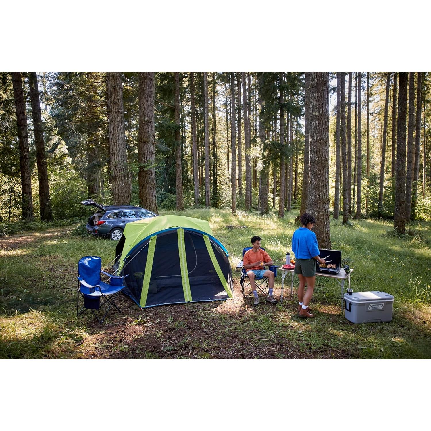 Carpa Coleman Carlsbad Dark Room 4 Personas Impermeable