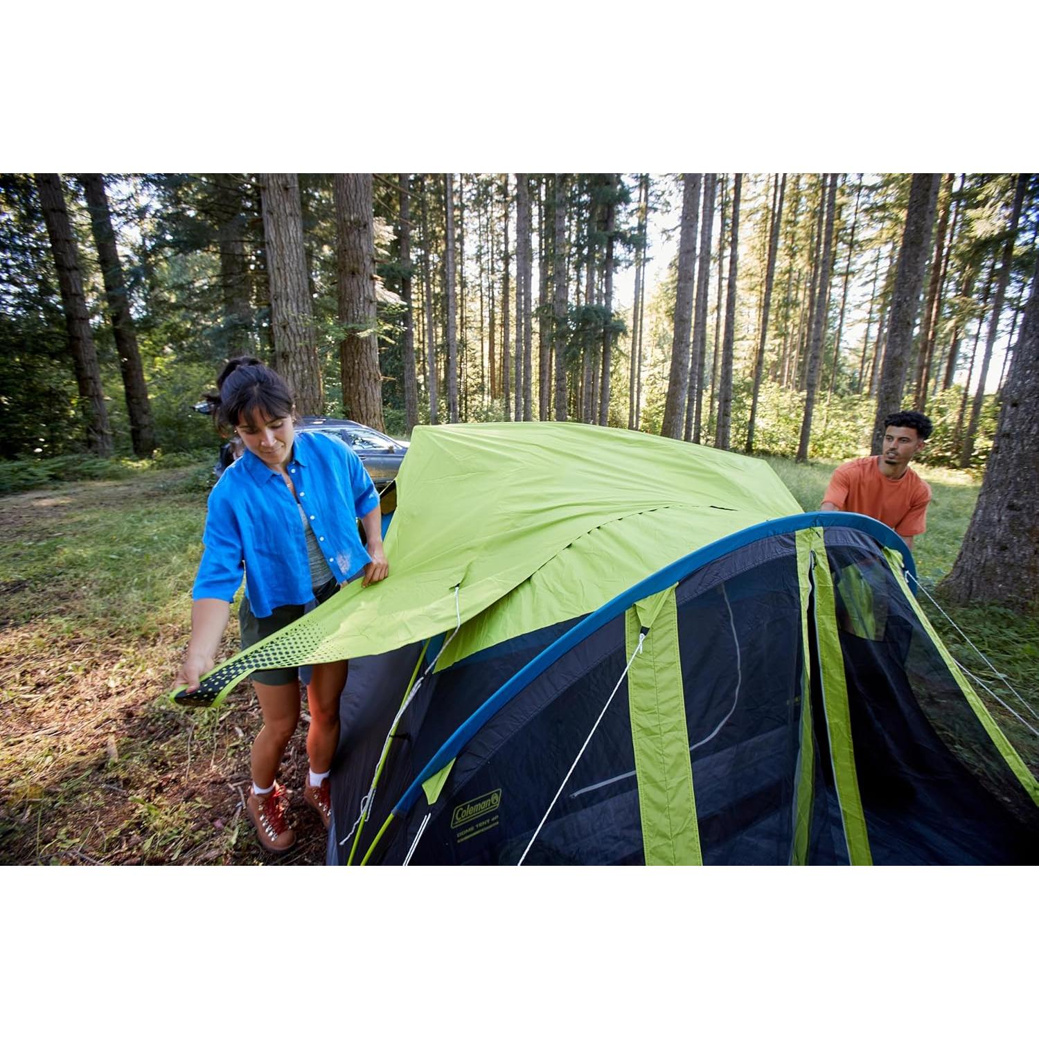 Carpa Coleman Carlsbad Dark Room 4 Personas Impermeable