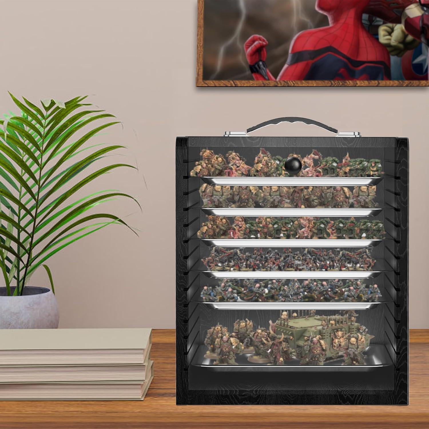 Caja de Almacenamiento WELIDAY para Miniaturas 33x25.4x40.6cm