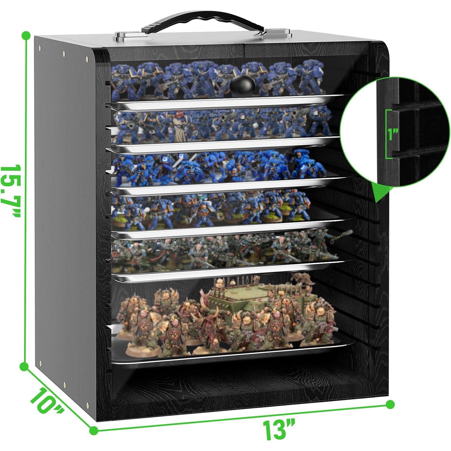 Caja de Almacenamiento WELIDAY para Miniaturas 33x25.4x40.6cm