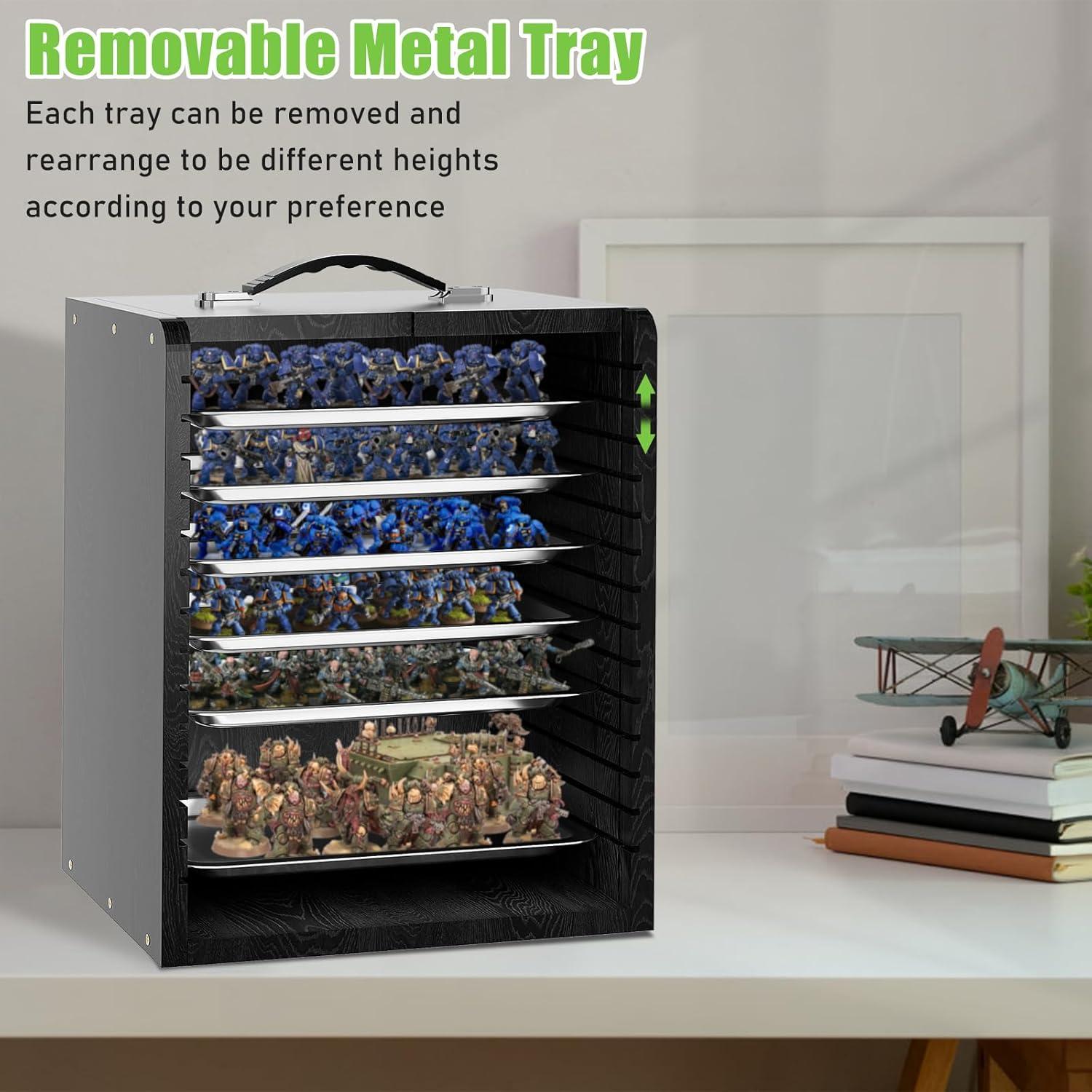 Caja de Almacenamiento WELIDAY para Miniaturas 33x25.4x40.6cm