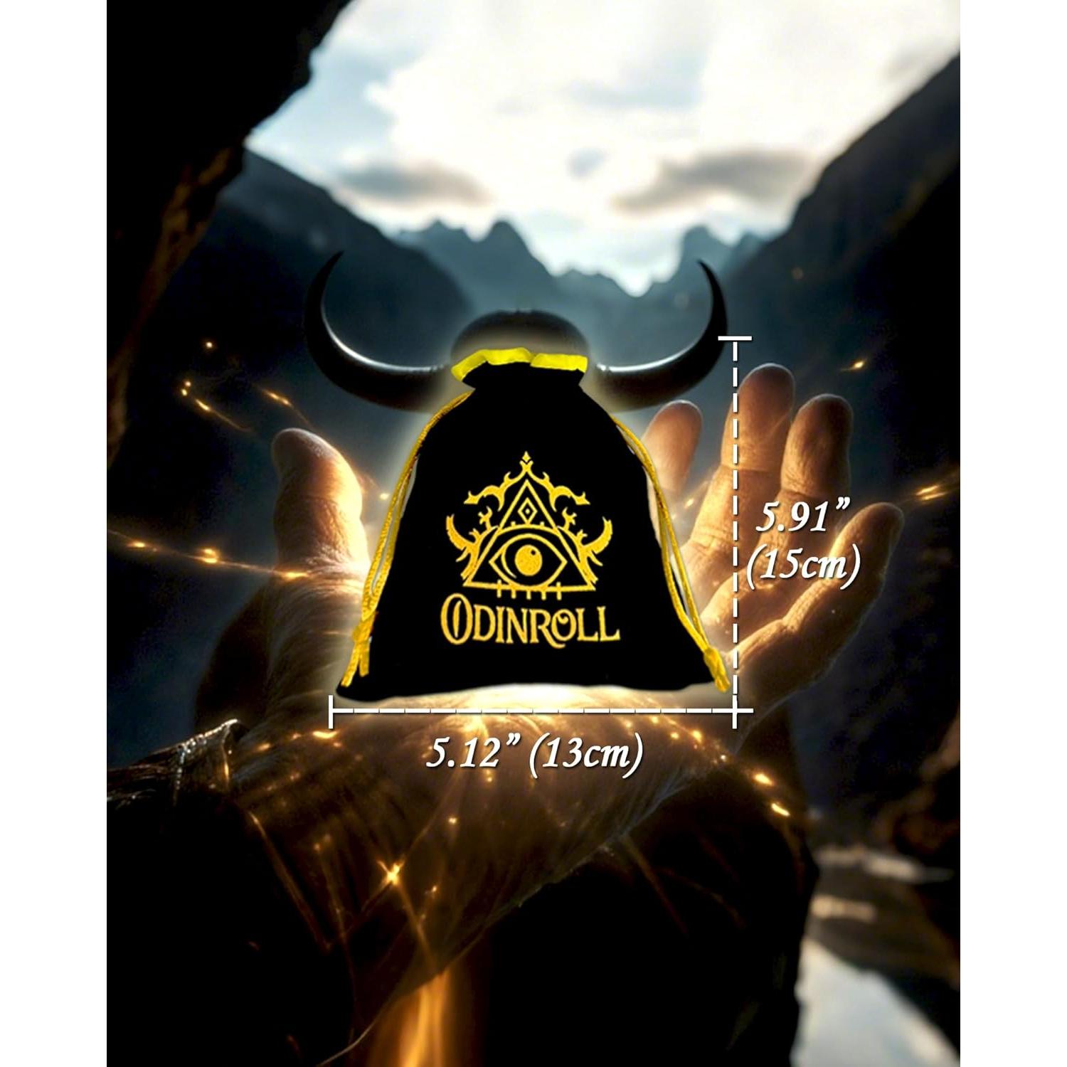 Juego de Dados Poliedricos ODINROLL 35 Piezas D&D RPG