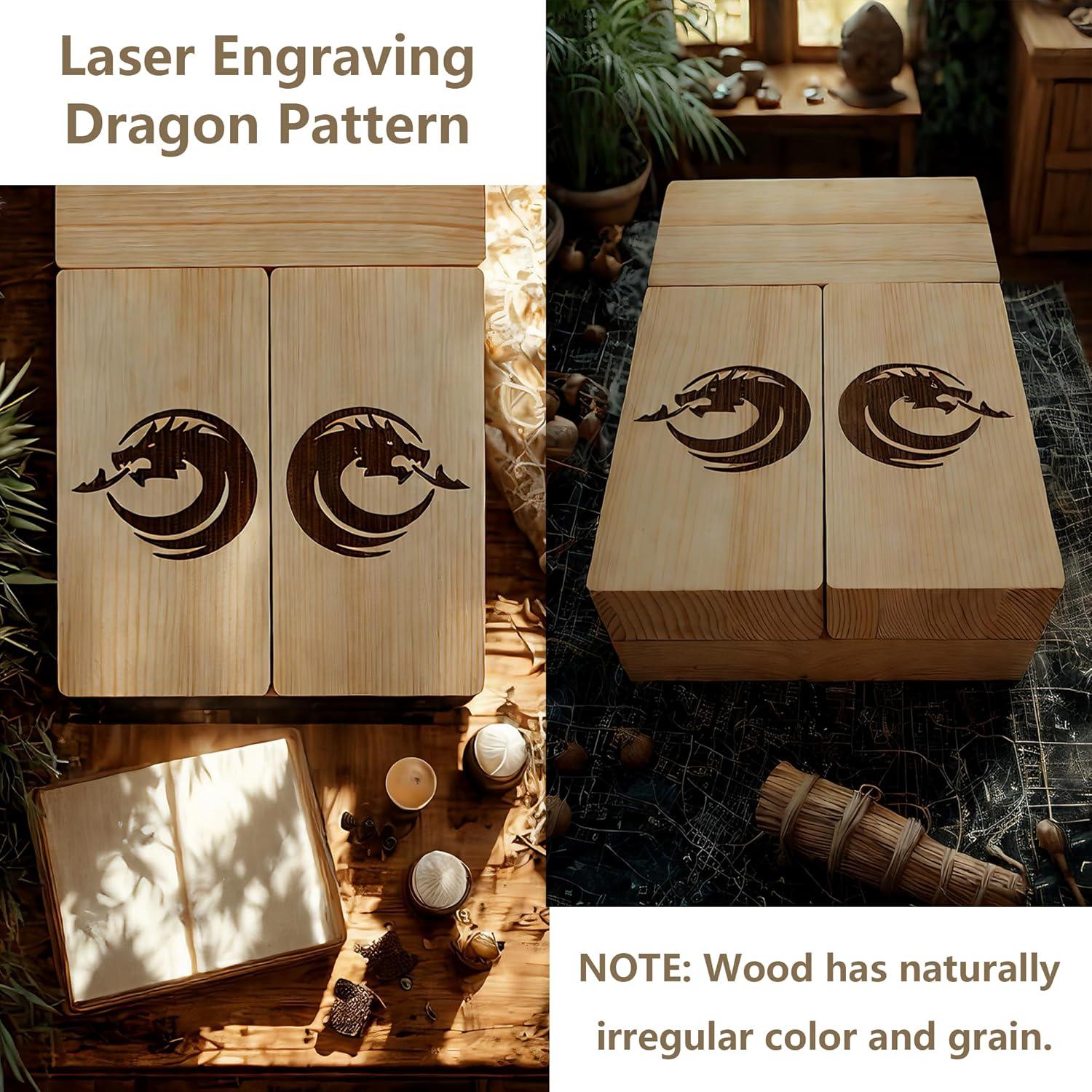 Torre de Dados de Madera Hunmor TZT-US Portátil 22.86 cm