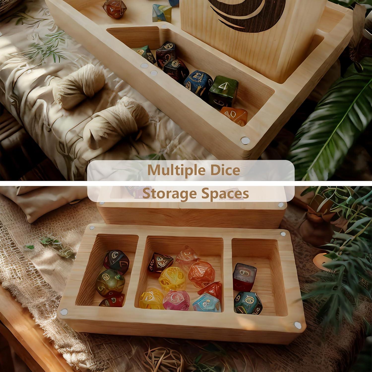 Torre de Dados de Madera Hunmor TZT-US Portátil 22.86 cm