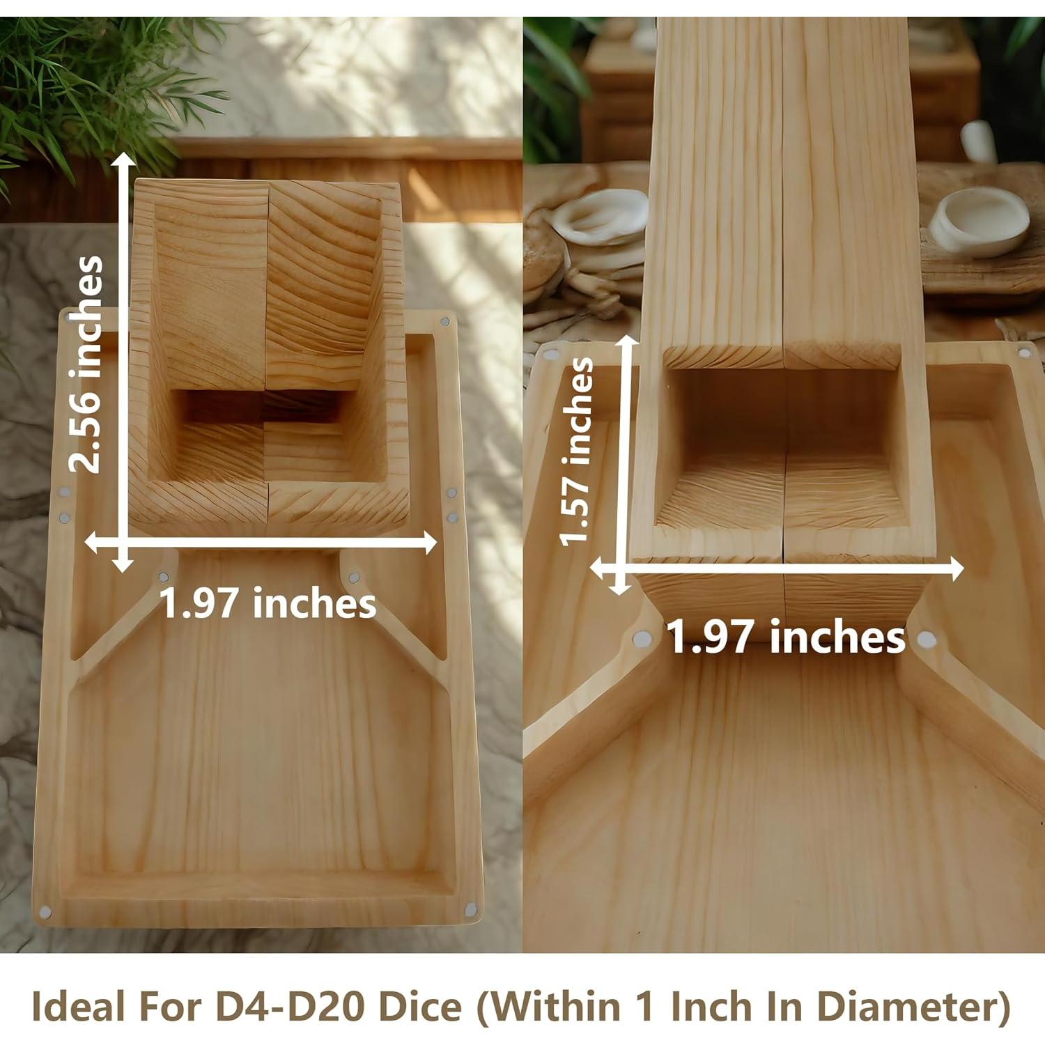 Torre de Dados de Madera Hunmor TZT-US Portátil 22.86 cm
