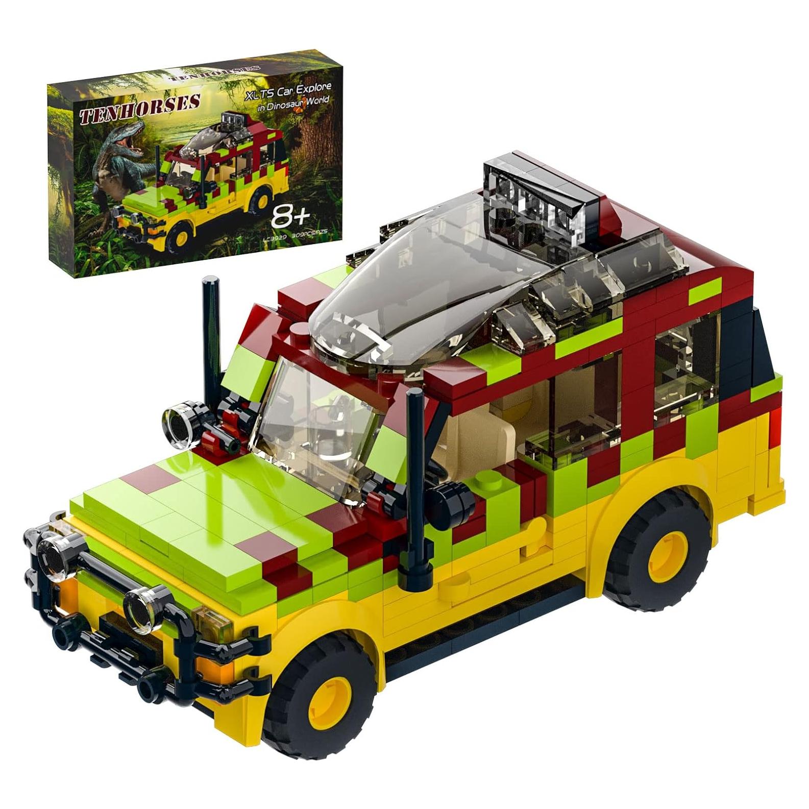 Juego de Construcción Tenhorses Coche Jurásico 309 Piezas