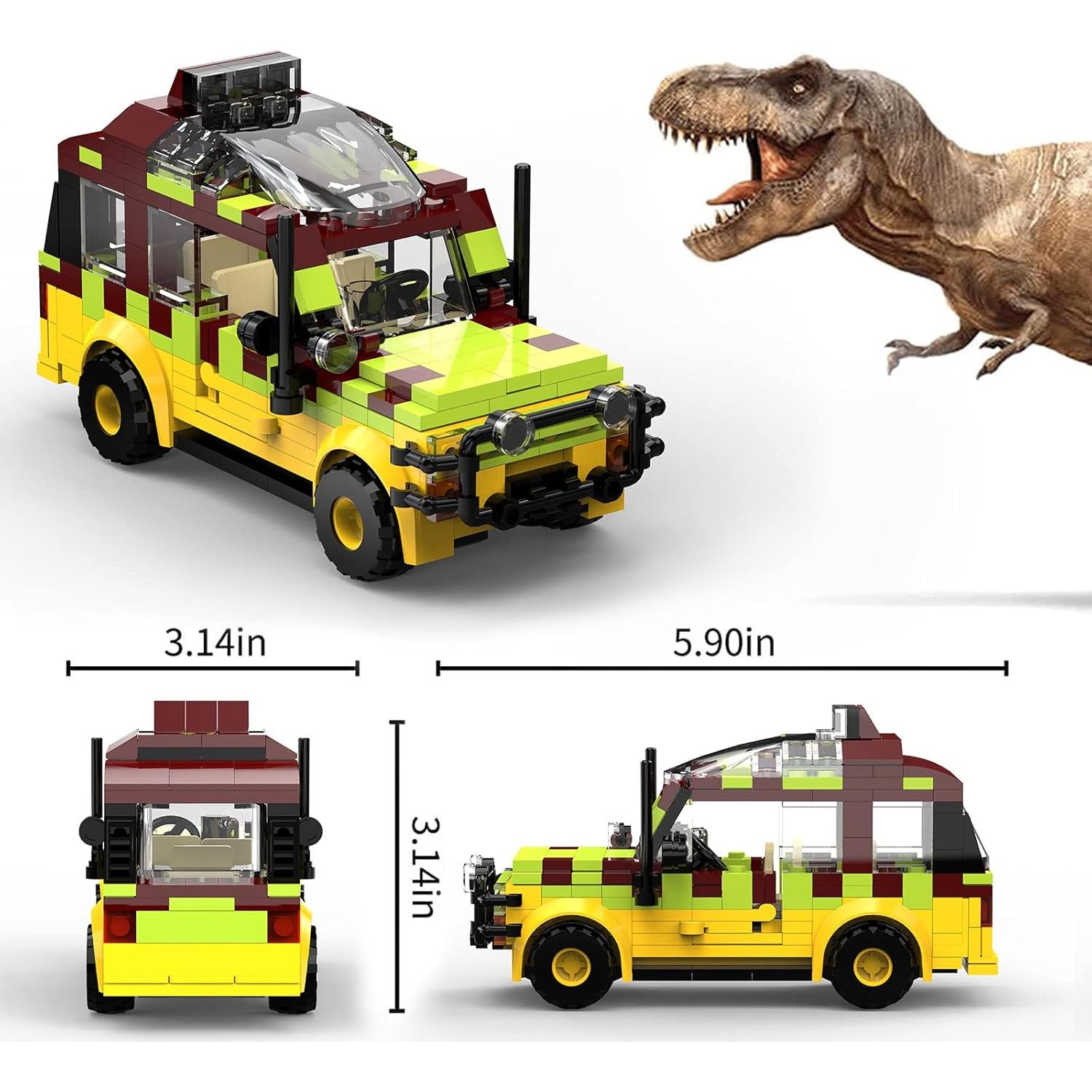 Juego de Construcción Tenhorses Coche Jurásico 309 Piezas