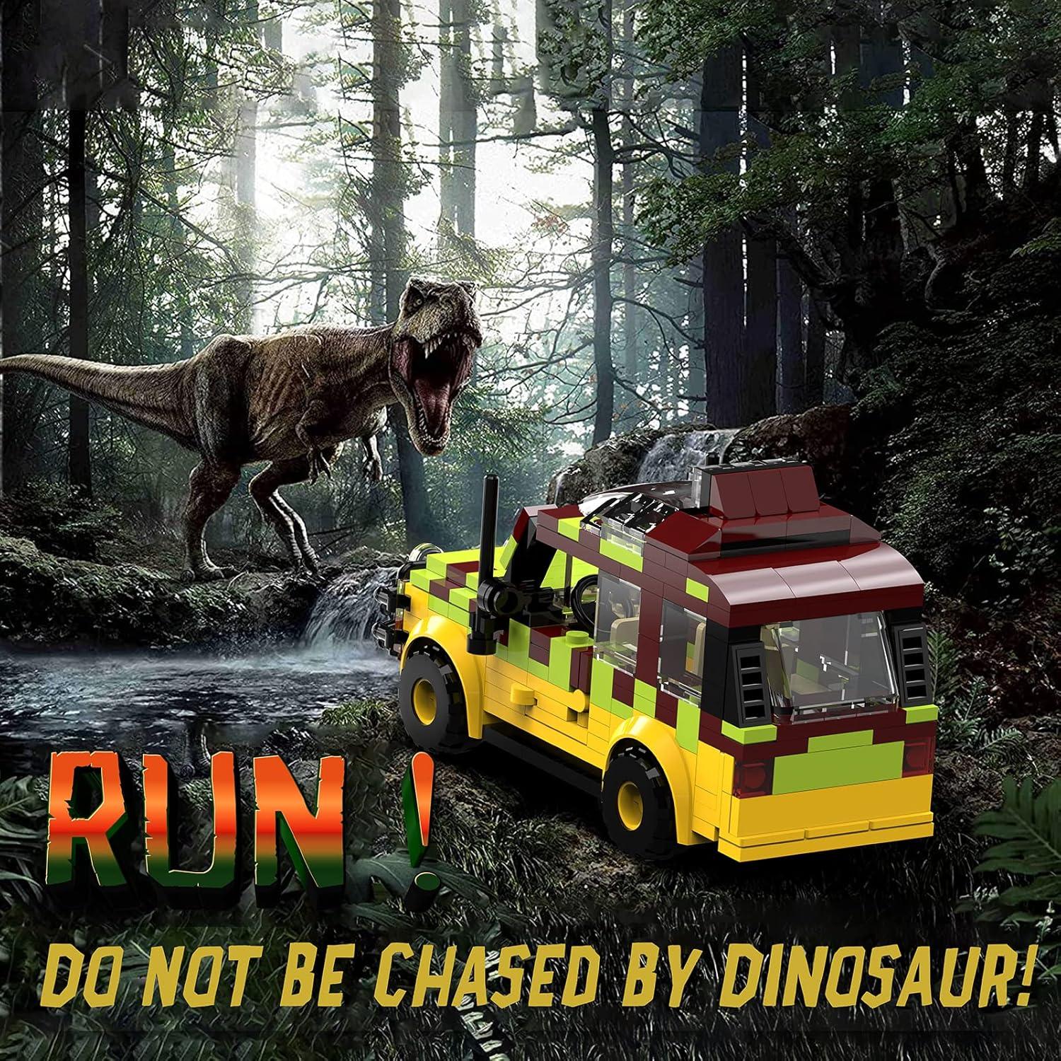 Juego de Construcción Tenhorses Coche Jurásico 309 Piezas