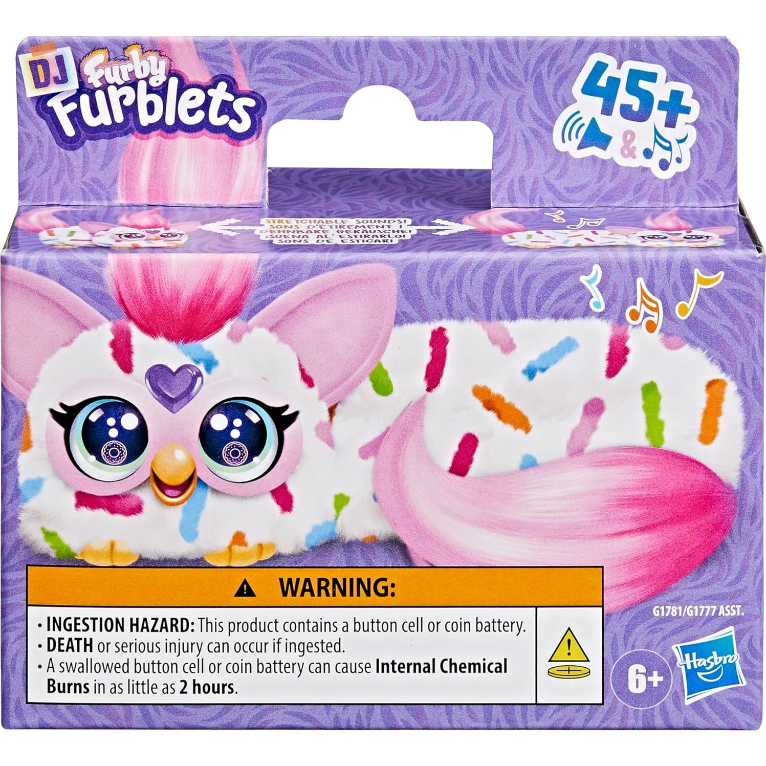 Mini Juguete Electrónico Furby DJ Furblets Berry-Cup-Cake