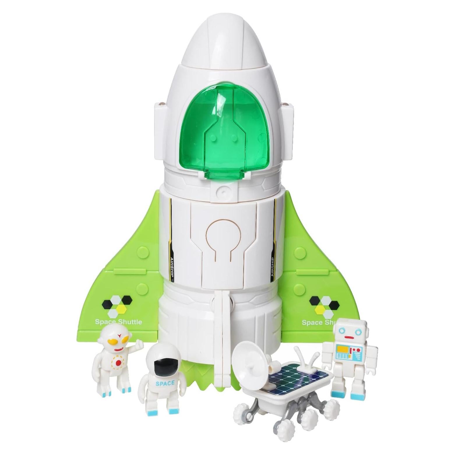 Juguete Nave Espacial Jomifin Verde con Luces y Sonido