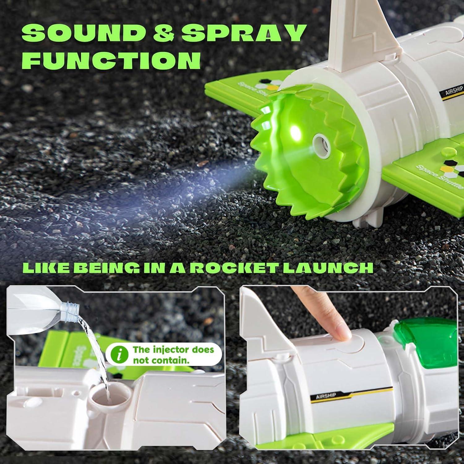 Juguete Nave Espacial Jomifin Verde con Luces y Sonido