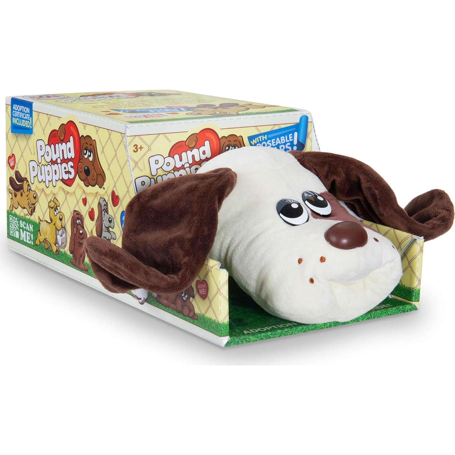 Perrito Pound Clásico Crema con Manchas Marrones 36 cm