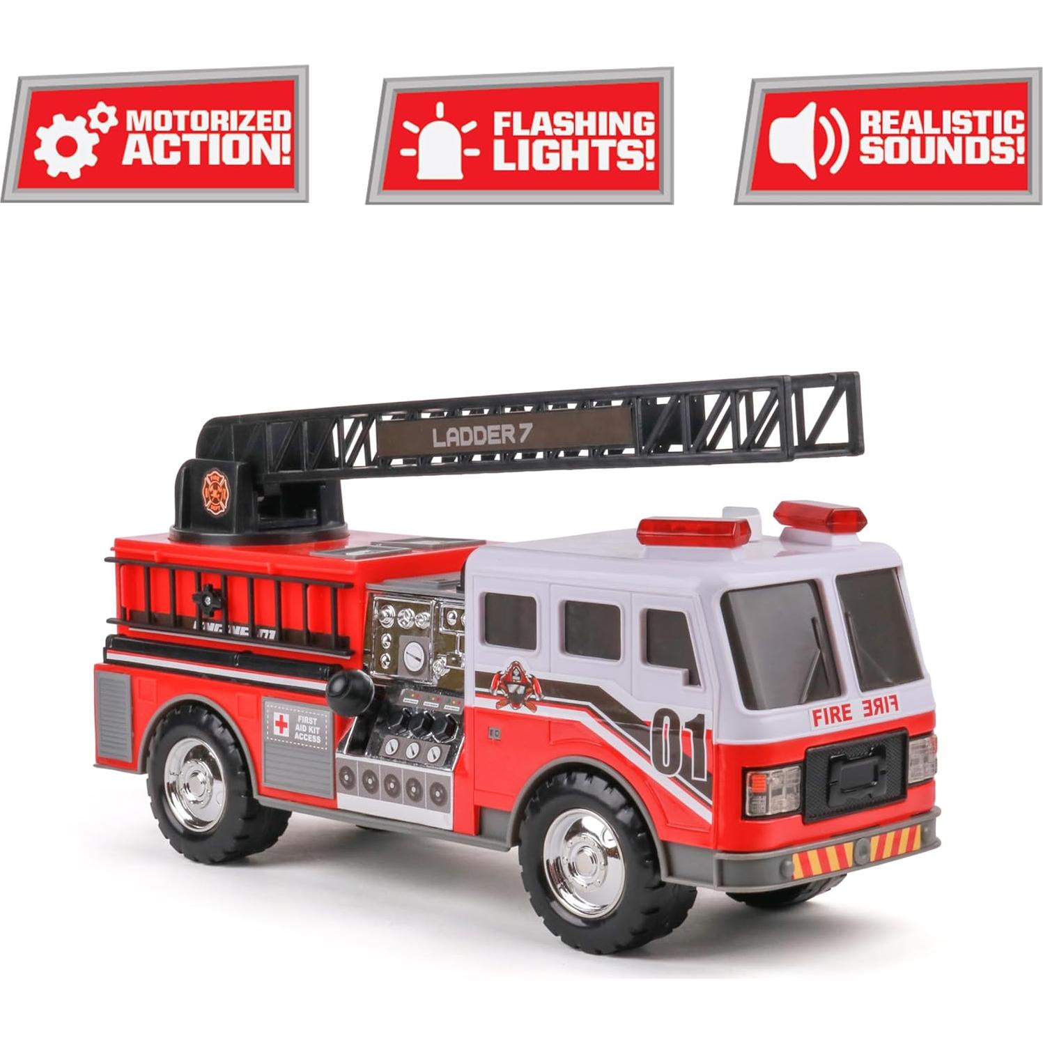 Camión de Bomberos Motorizado FUNRISE con Escalera Extensible