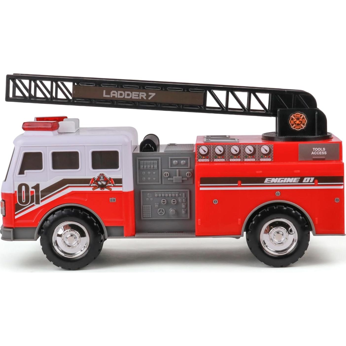 Camión de Bomberos Motorizado FUNRISE con Escalera Extensible