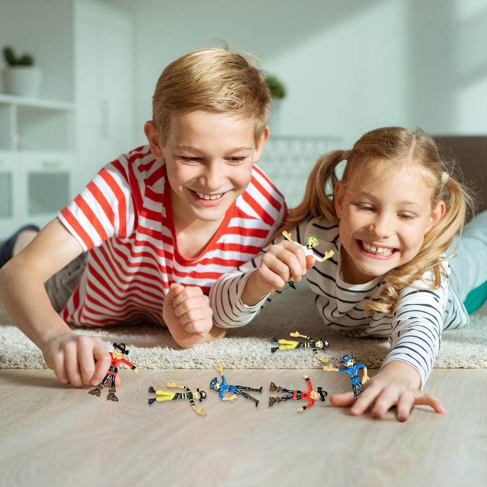 Set de 12 Figuras de Pirata Flexibles ArtCreativity 10 cm