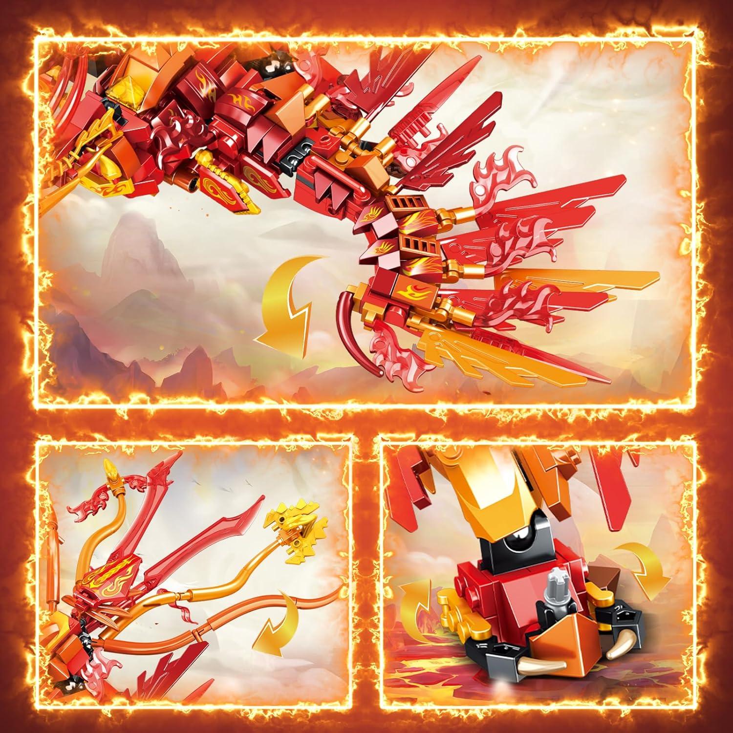 Juego de Construcción Robot Mecha Fénix 599 Piezas HSANHE