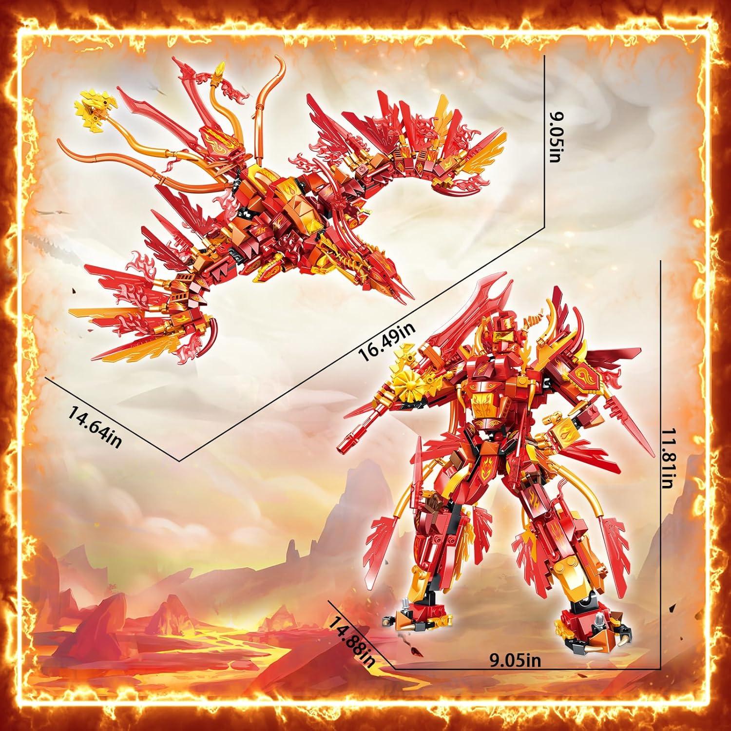 Juego de Construcción Robot Mecha Fénix 599 Piezas HSANHE