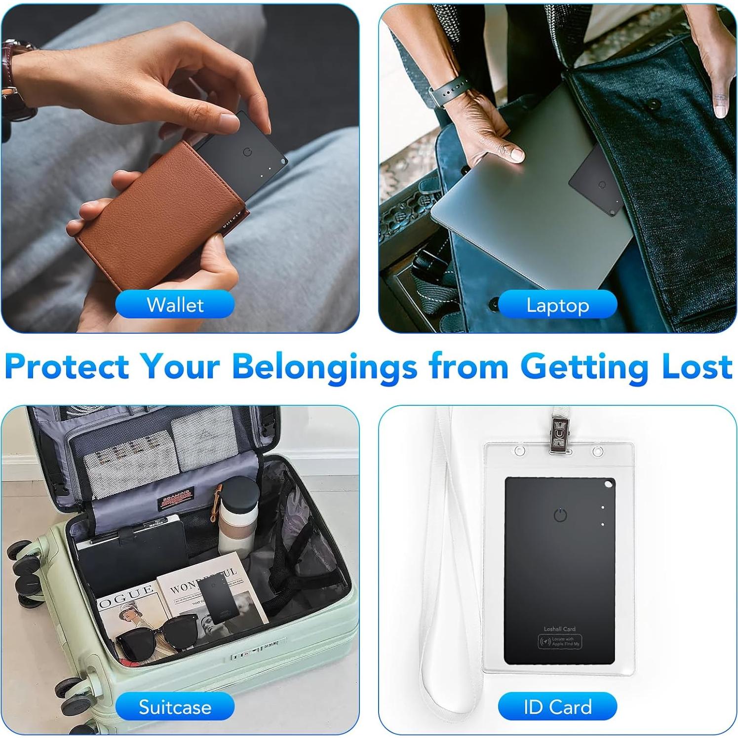 Tarjeta Rastreadora Inteligente CASCHO F17 - Negro, Recargable