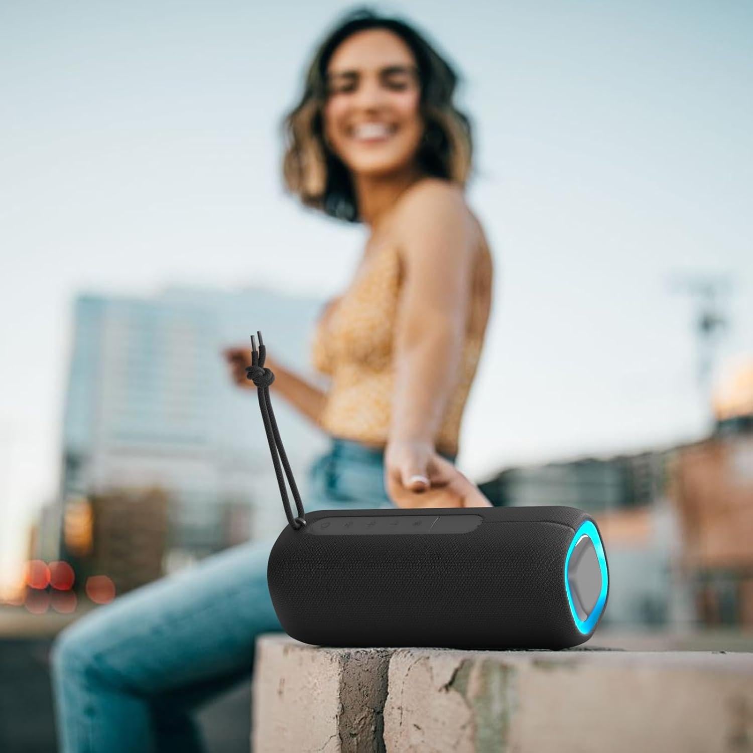 Altavoz Bluetooth Peicheng 03C Portátil Impermeable IPX5 4000mAh